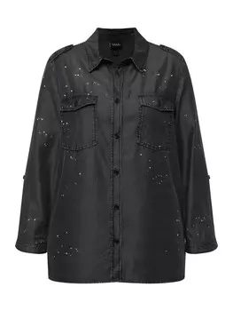 Блуза Ulla Popken, цвет grey denim