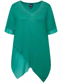 Блуза Ulla Popken, цвет grnblau