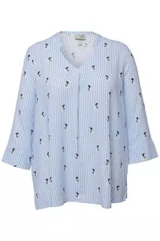 Блуза Ulla Popken, цвет himmelblau