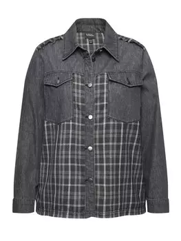 Блуза Ulla Popken, цвет light grey denim