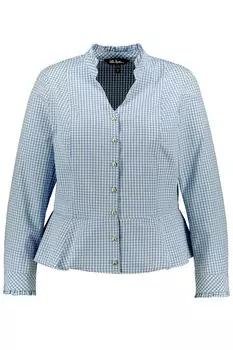 Блуза Ulla Popken, цвет mattes jeansblau