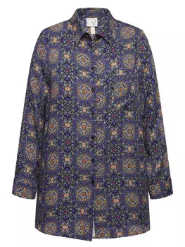 Блуза Ulla Popken, цвет royalblau