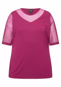 Блуза Ulla Popken, фиолетовый