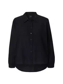 Блуза Ulla Popken Hemdbluse, черный