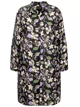 Блуза Ulla Popken Longtunika, черный