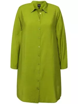 Блуза Ulla Popken Longtunika, цвет apfelgrn