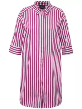 Блуза Ulla Popken Longtunika, цвет beere