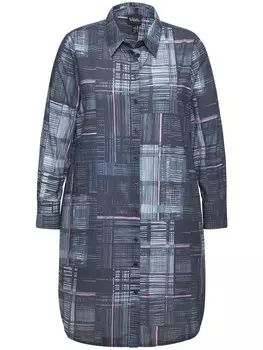 Блуза Ulla Popken Longtunika, цвет tintenblau