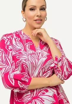 Блуза Ulla Popken, неоновый розовый