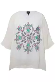 Блуза Ulla Popken njacke, цвет grnblau