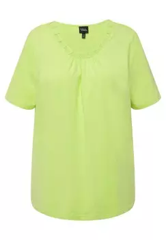 Блуза Ulla Popken, светло-зеленый