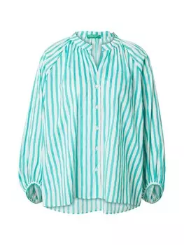 Блуза United Colors Of Benetton, цвет Jade/White
