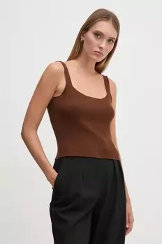 Блуза United Colors of Benetton, коричневый