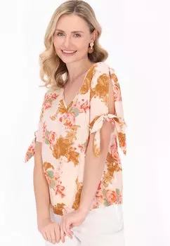 Блуза usha, бежевый