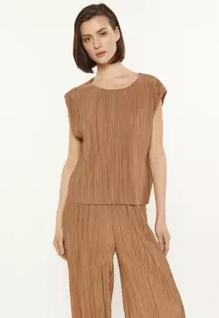 Блуза usha, бежевый