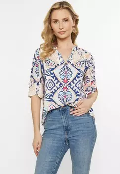 Блуза usha, бежевый