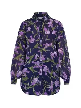 Блуза Usha, цвет blau mehrfarbig