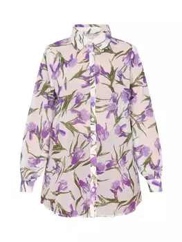 Блуза Usha, цвет hellviolett mehrfarbig