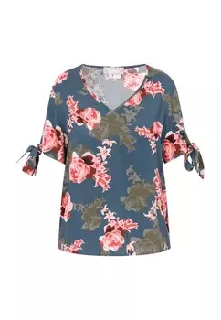 Блуза Usha, цвет Khaki/Petrol