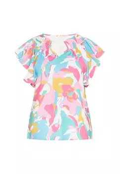 Блуза Usha Fashion Look, разноцветный
