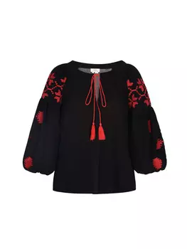 Блуза usha FESTIVAL, черный