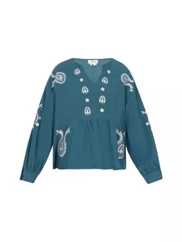 Блуза usha FESTIVAL, цвет flaschengrn