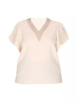 Блуза usha FESTIVAL Plus Size Blouse, бежевый