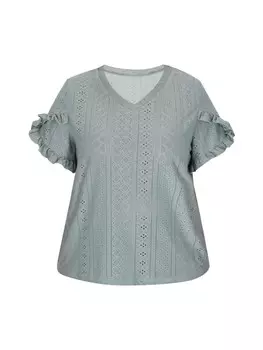 Блуза usha FESTIVAL Plus Size Blouse, цвет laurel green