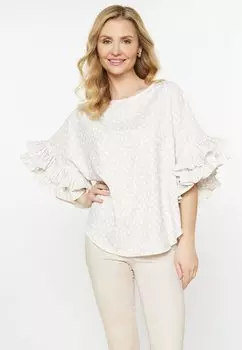 Блуза usha, коричневый