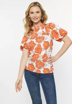 Блуза usha, оранжевый