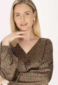 Блуза usha, темно-зеленый