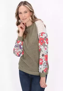 Блуза usha, зеленый