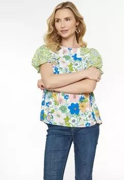 Блуза usha, зеленый