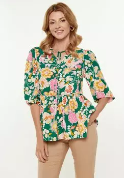 Блуза usha, зеленый