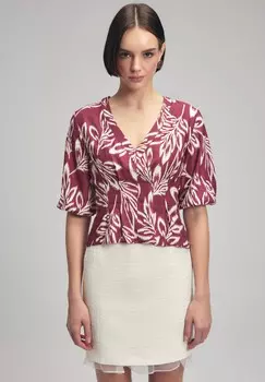 Блуза V NECK adL, красный