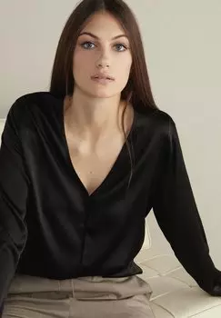 Блуза V-NECK Falconeri, черный
