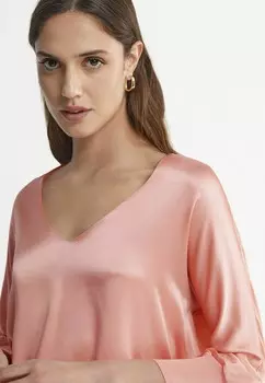 Блуза V-NECK Falconeri, лосось
