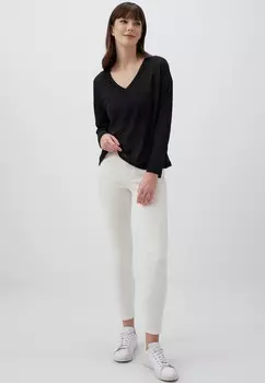 Блуза V-NECK LONG SLEEVE STYLISH BASIC BLOUSE Jimmy Key, черный
