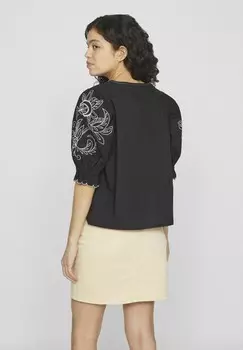 Блуза V-NECK VILA, черный