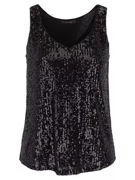 Блуза Vera Mont Paillettentop, черный