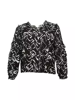 Блуза Vero Moda CCIA, черный