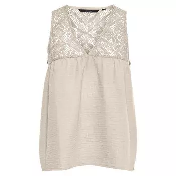 Блуза Vero Moda Chris, бежевый