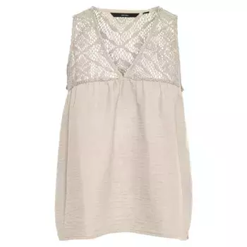 Блуза Vero Moda Chris, бежевый