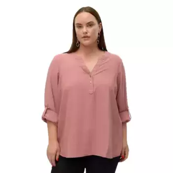 Блуза Vero Moda Curve Cani, розовый