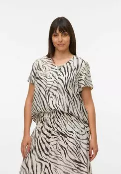 Блуза Vero Moda Curve, кремовый