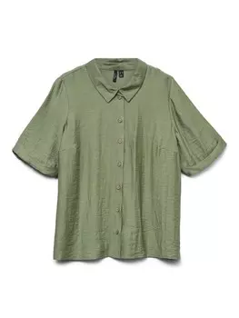 Блуза Vero Moda Curve VMCHeaven, зеленый