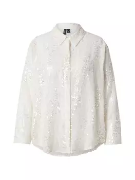 Блуза Vero Moda Curve VMCSUS, кремовый