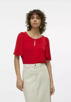 Блуза Vero Moda, цвет goji berry