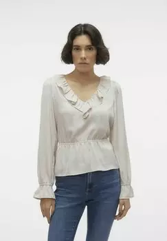 Блуза Vero Moda, цвет pumice stone