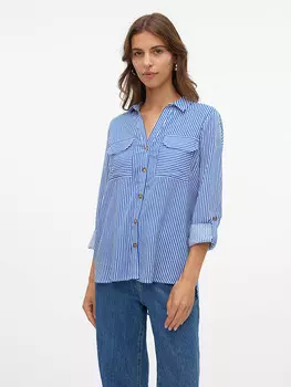 Блуза Vero Moda, цвет wei/blau